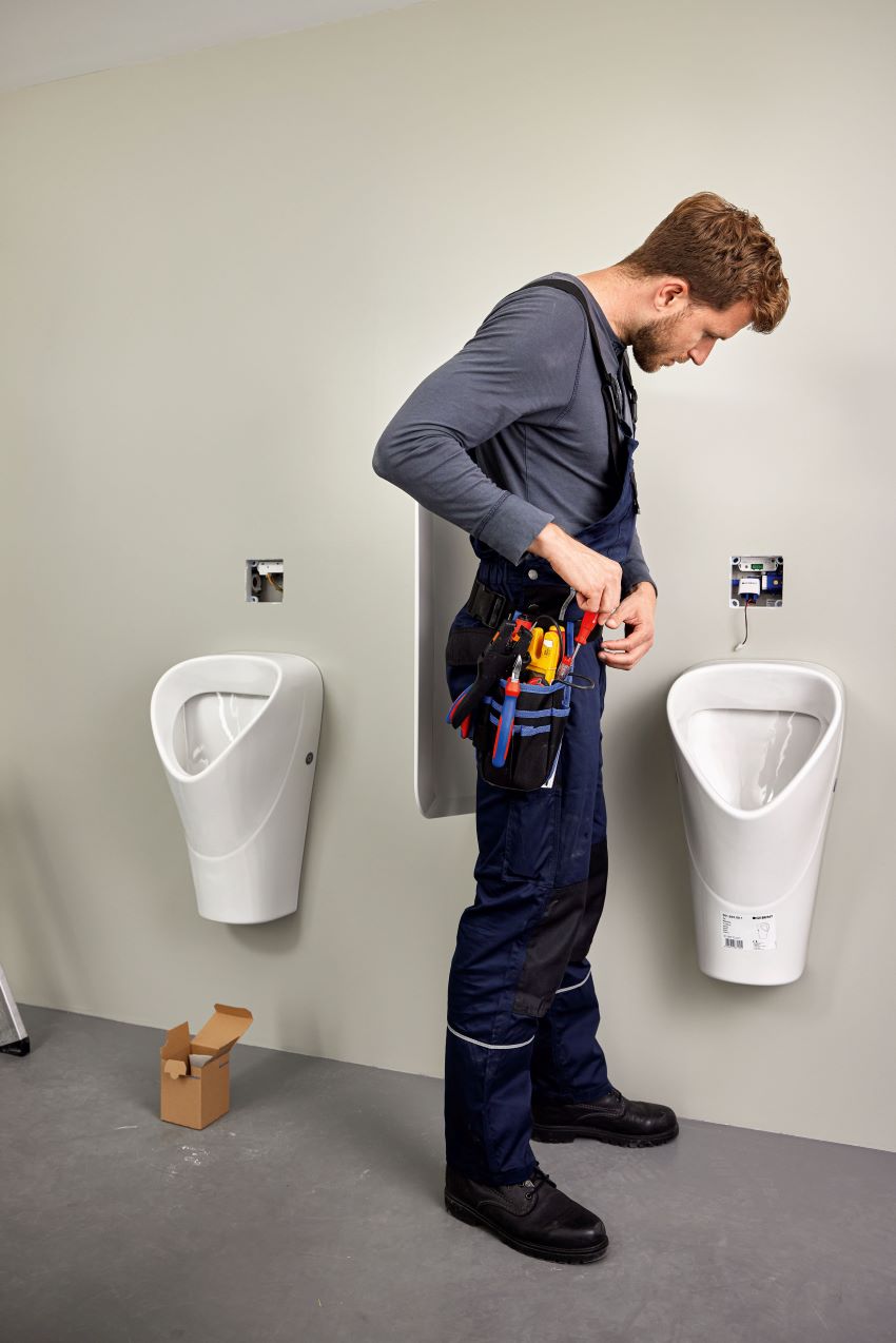 Die Geberit Konverter für Urinalsteuerungen und Waschtischarmaturen...