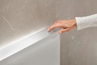 Die neuen Soft-Touch-Bedienelemente dienen einer intuitiven und einfachen Spülauslösung.<br />Bilder: Geberit<br /><br />