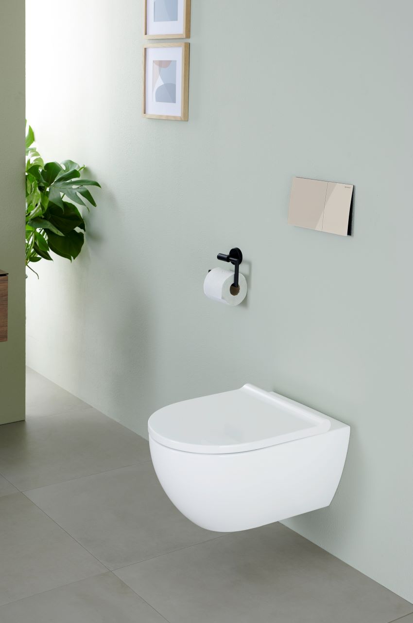 Geberit Sigma70 Glas Sandgrau mit dem neuen Acanto...