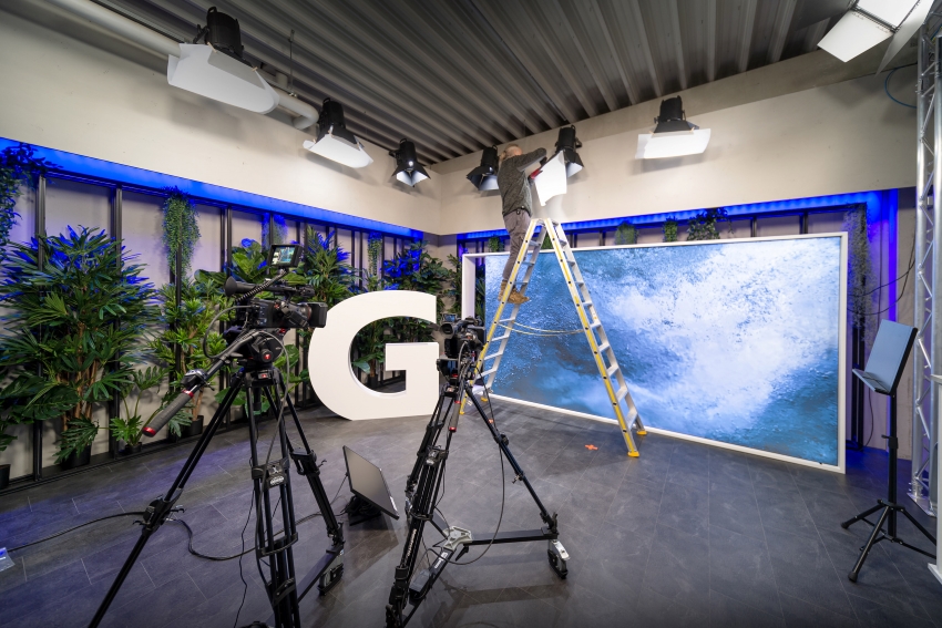 Jede Geberit On Air Sendung wird im eigens dafür eingerichteten...