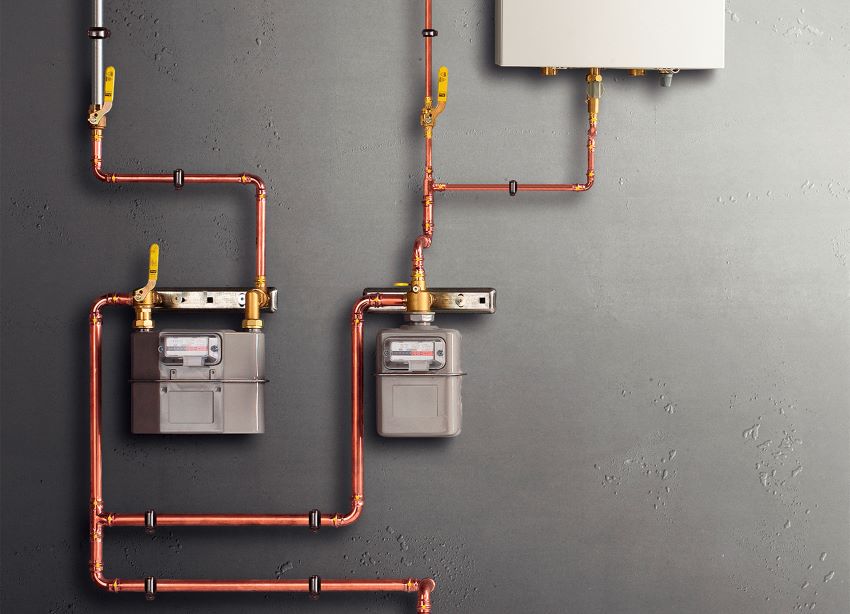 Die bekannten Viega Gasarmaturen und Rohrleitungssysteme...