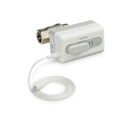 Das Resideo Braukmann L5 WiFi Wasserleckage-Absperrventil schaltet die Wasserversorgung ab, wenn über das angeschlossene Sensorkabel oder über einen gekoppelten Resideo L1 WiFi Wasserleckage- und Frostmelder eine Wasserleckage entdeckt wird.<br />Bild: Resideo