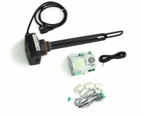 Das Produktset ATON, bestehend aus regelbarem 3 kW Heizstab und Energiezähler