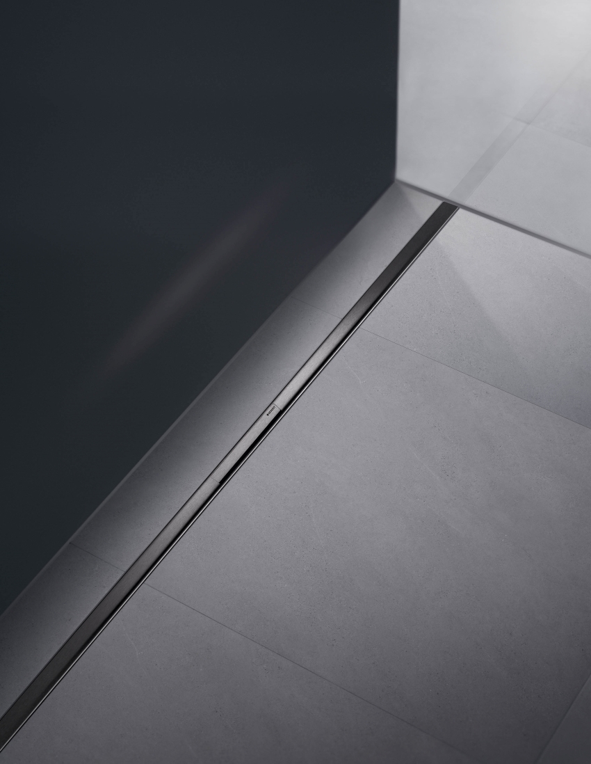 Auch die neue Duschrinne CleanLine50 ist in der Farbe...