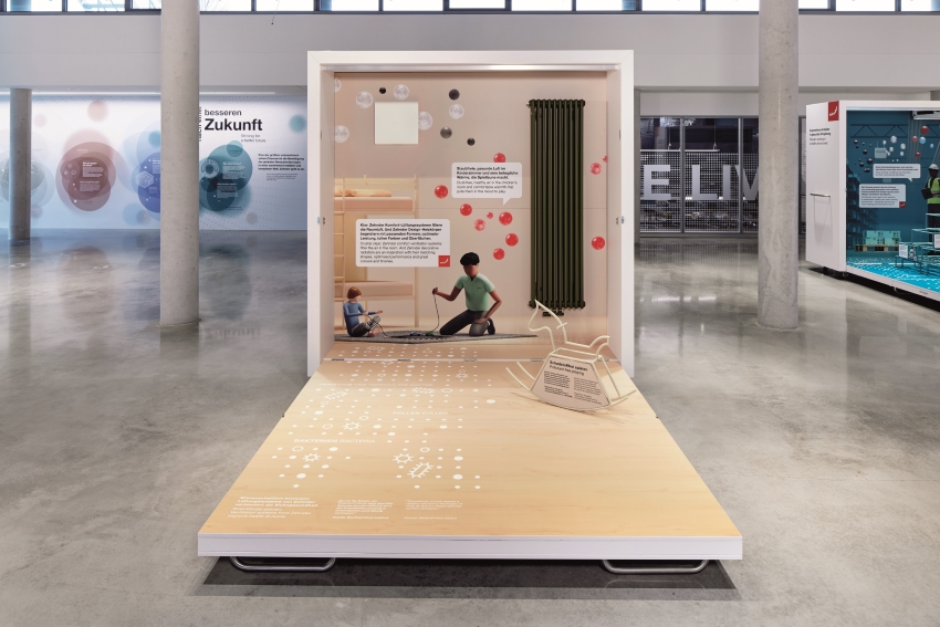 Der Markenerlebnisraum zeigt sich als erlebbare Ausstellung...