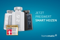 Der Testsieger der Stiftung Warentest ist in drei Farbvarianten erhältlich: weiß, silber und anthrazit. <br />Bild: eQ-3 AG 