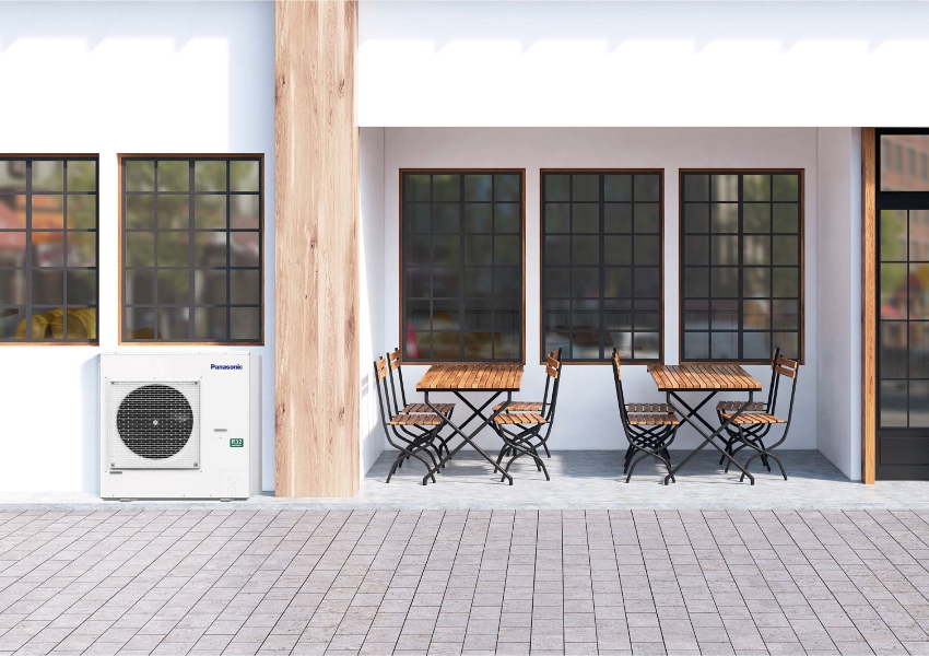 Panasonic PACi NX Elite Serie 4 Milieu Außen Restauran...
