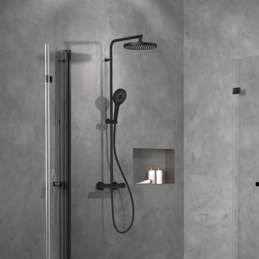 Spa-Feeling im eigenen Badezimmer: Die großzügige Kopfbrause...