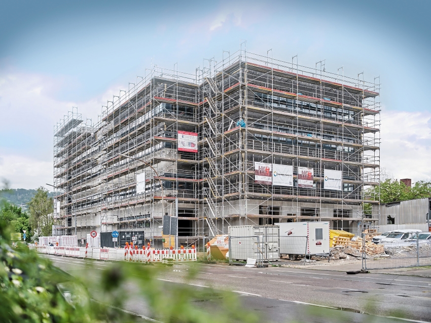 Hier entsteht das neue Logistikzentrum der Firma Andreas...
