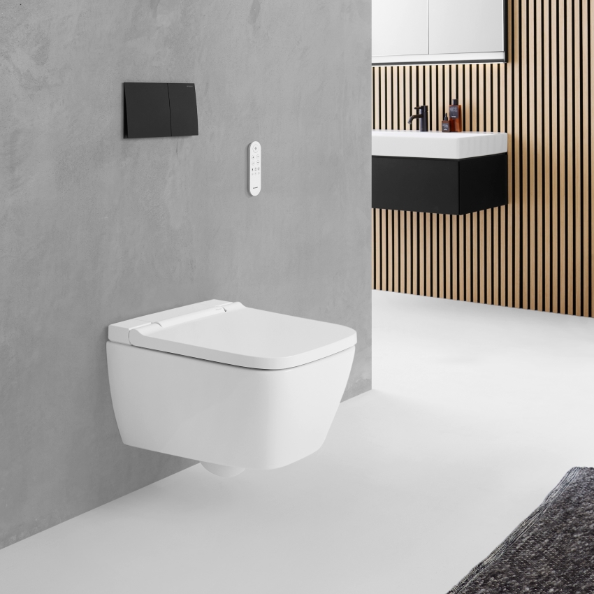 Das neue AquaClean Sela Square ist das erste Dusch-WC...