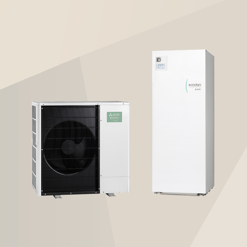 Ecodan Wärmepumpe mit Speichermodul für mehr Warmwasserkomfor...