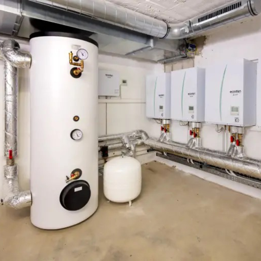 Anbindung der Wärmeverteilung über Hydromodule und...