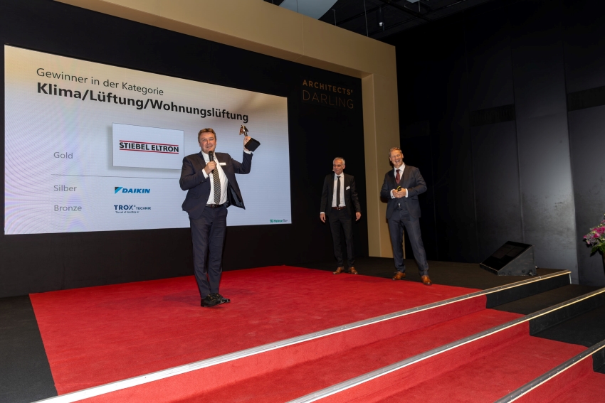 Stiebel Eltron ist erneut mit dem „Architects‘ Darling“...