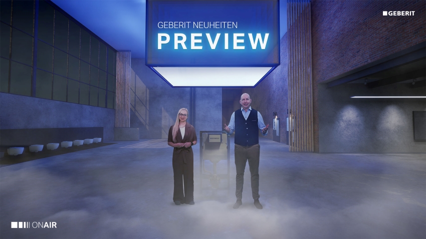 Die digitale Geberit Neuheiten Preview ab dem 9. Januar...