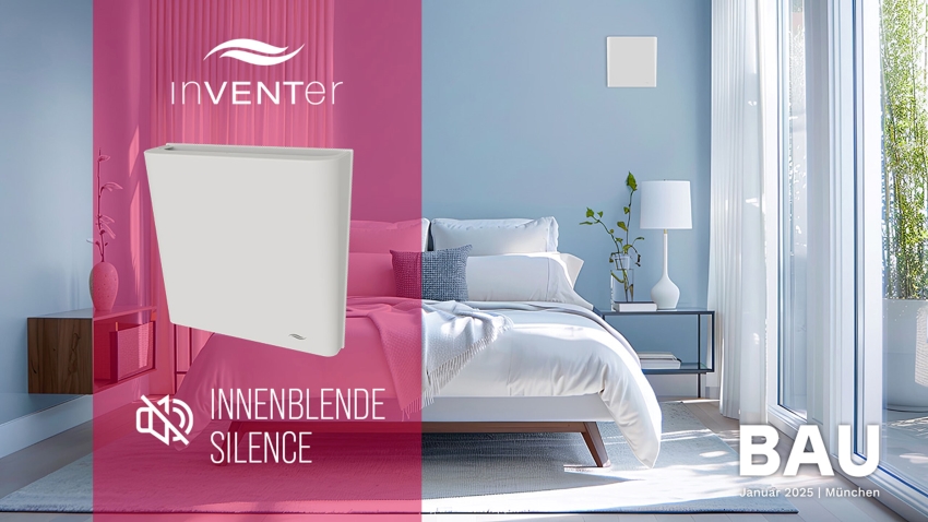 Lüftungsspezialist inVENTer präsentiert auf der BAU...