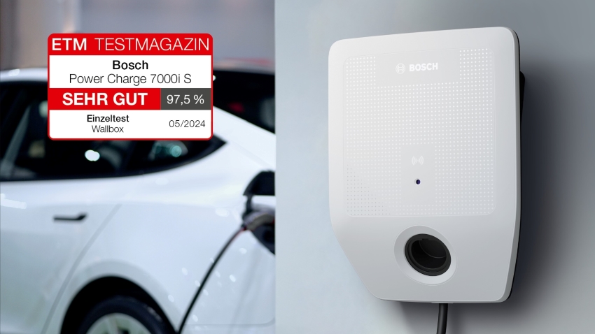 Das Testmagazin ETM hat die Power Charge 7000i S Wallbox...