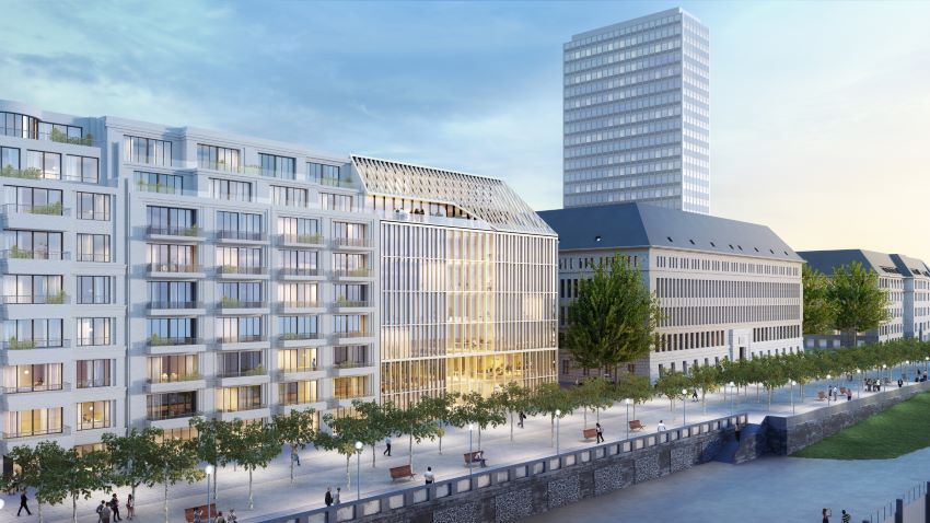 Der Neubau von alltours befindet sich in prominenter...