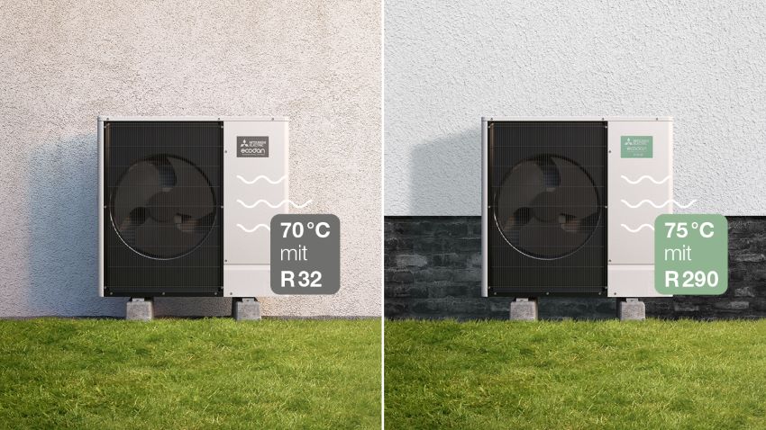 Luft/Wasser-Systeme mit R32 und R290 für die Heizungssanierung...