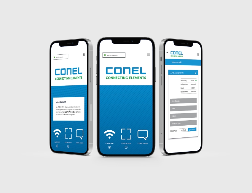 CONEL CLEAR PRO AppBilder: CONEL