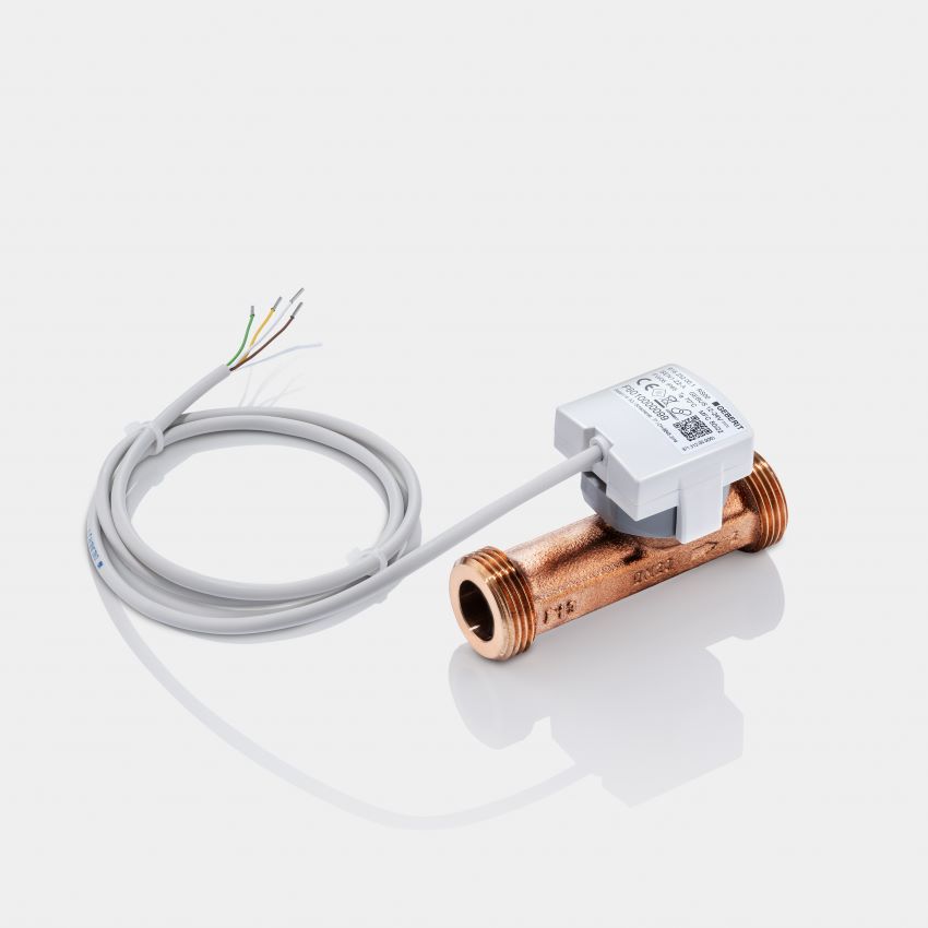 Der Temperatur- und Volumenstromsensor ist in verschiedenen...