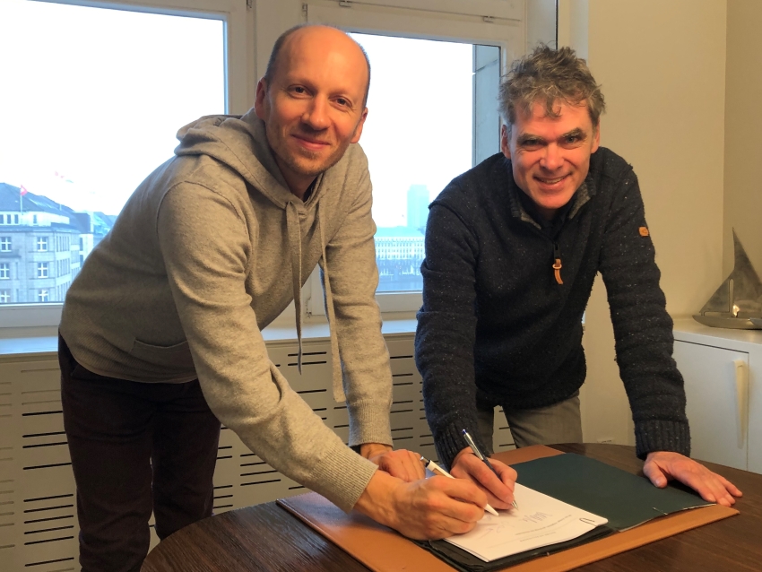 Gregor Loukidis (links) und Ronald Meyer gründeten...