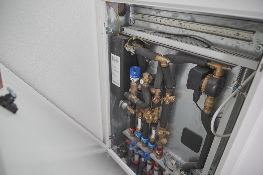 Die Roth FlatConnect Wohnungsstationen werden projektspezifisch...