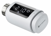 IMI - HeimSync: Der neue smarte HeimSync Thermostat-Kopf von IMI Heimeier kann wahlweise manuell oder per App bedient werden. <br />Bild: IMI