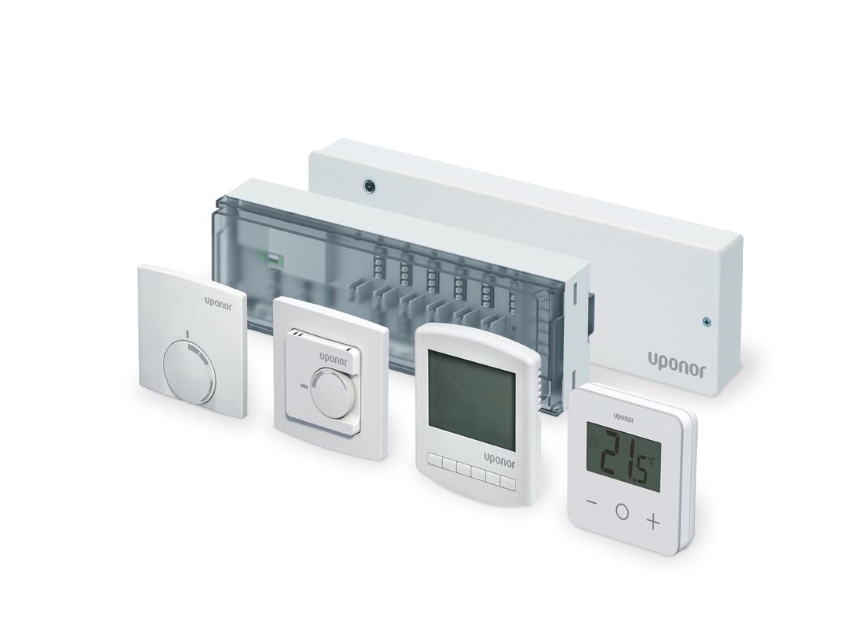 Uponor Base Regler Heizen/Kühlen X-80 mit Autoabgleich-Funktion...