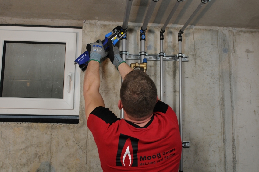 Ein großer Vorteil von FlowFit für die Installationsarbeiten...