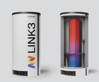 Der Schichtenspeicher ECOLINK-New von LINK3 spielt seine Vorteile in kleinen Heizungsanlagen ohne Kühlen in Ein- und Zweifamilienhäusern aus.<br />Bild: LINK3