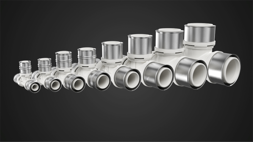 FRÄNKISCHE bietet PPSU-Fittings für die drei Systeme...