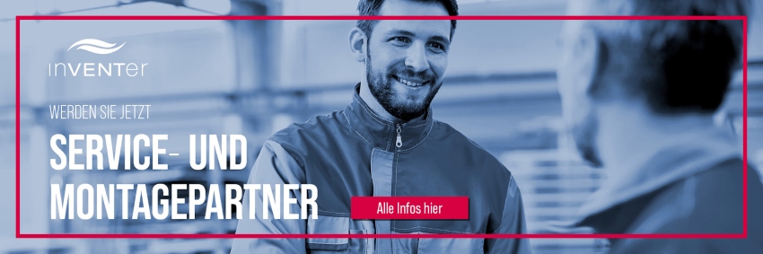 inVENTer verlinkt zertifizierte Montage- und Servicepartner...