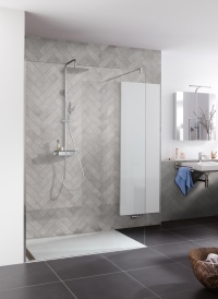 Voll im Trend: Mit der neuen Lieferzeitaktion haben Kunden in weniger als zwei Wochen eine luxuriöse Walk In Pro Dusche in ihrem Badezimmer stehen – für exklusives Spa-Feeling in den eigenen vier Wänden.<br />Bilder: HSK Duschkabinenbau KG