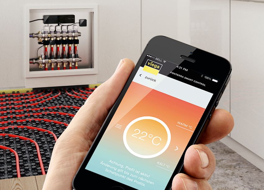 Die Einzelraumregelungen „Fonterra Smart Control“ und...