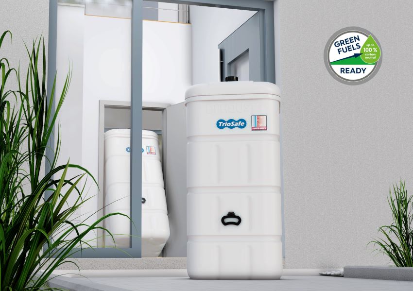 Das Label „Green Fuels Ready“ bestätigt, dass die Tanks...