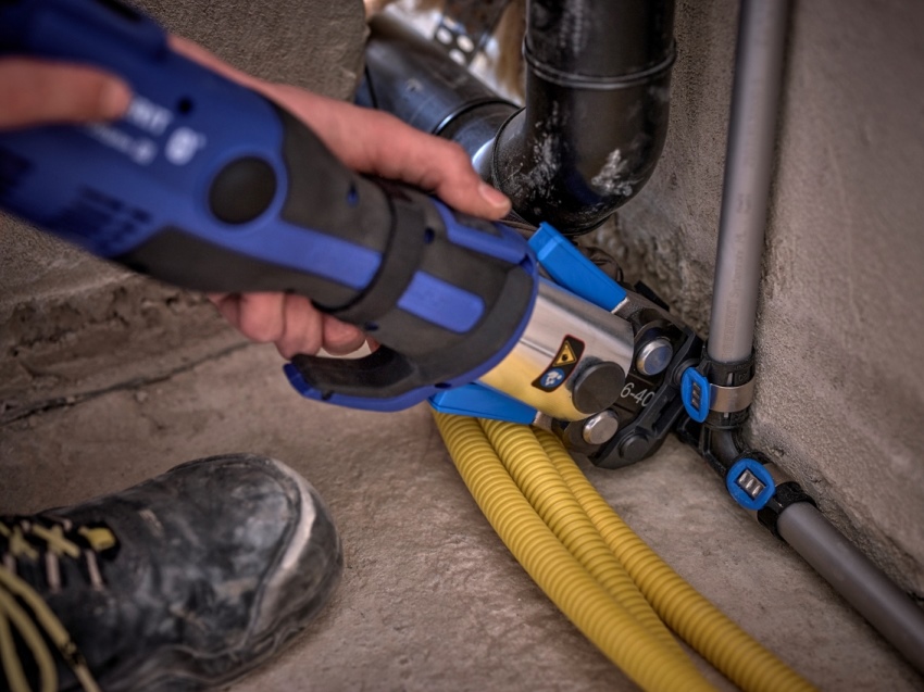 Durch den Einsatz von Geberit FlowFit konnten die Bauherren...