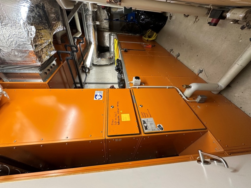 Die Ventilatormotoren der Bestandsgeräte wurden ertüchtigt,...