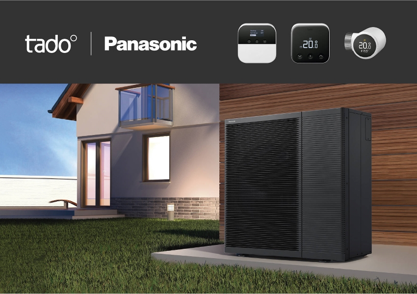 Panasonic Aquarea mit tado Steuerung mit LogoBilder:...