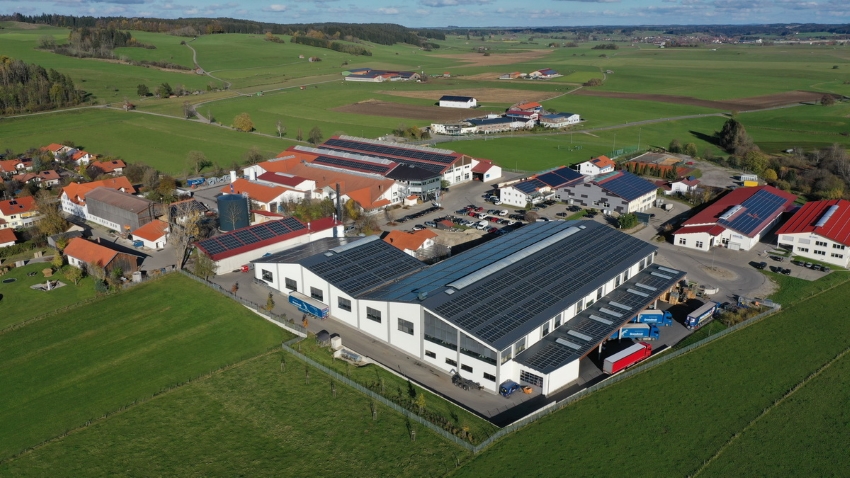 Das Betriebsgelände bei Energieerzeuger Eirenschmalz....