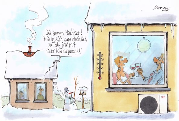 Mit Wärmepumpen wird es mollig warm im Haus.Bild:...