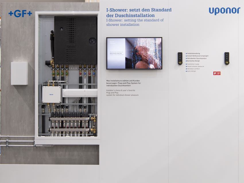 Uponor I-Shower setzt neue Maßstäbe für das Duscherlebnis...