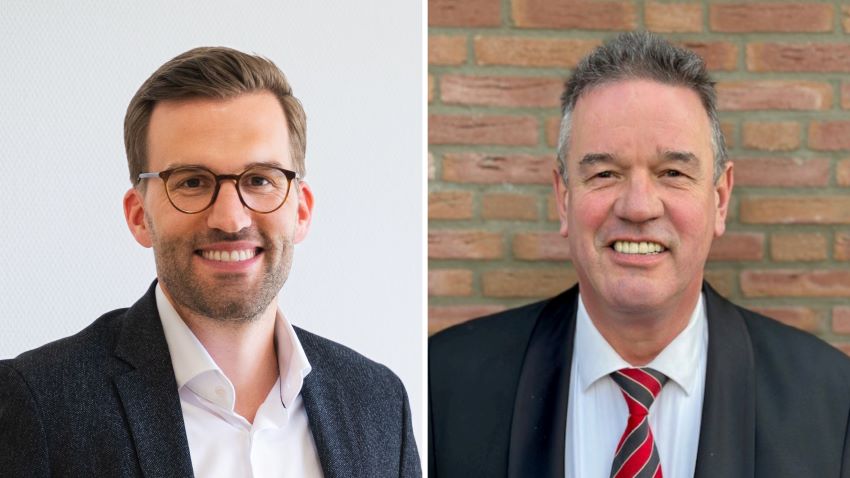 Links: Christian Sieg, Geschäftsführer BDR Thermea...