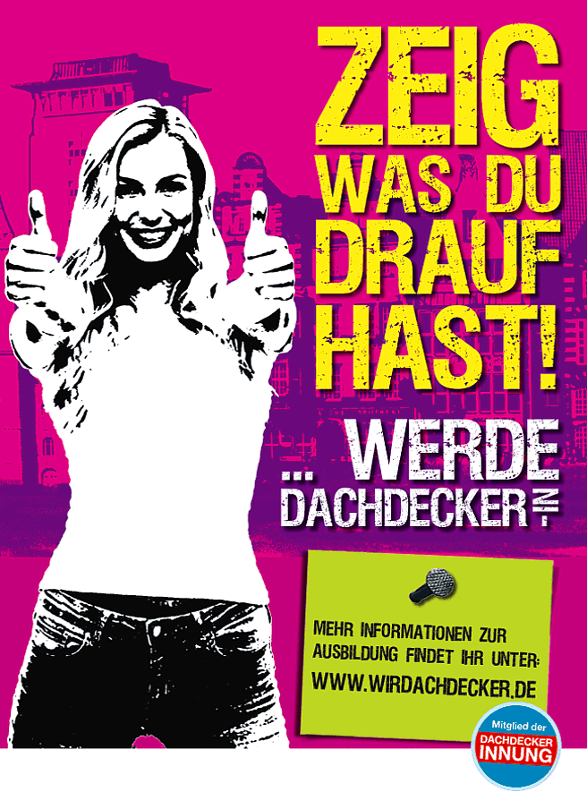 Ein gutes Beispiel zur Anwerbung von weiblichen Auszubildenden...