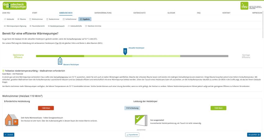 Einblick in den Check Bild: Screenshot ifeu gGmbH...