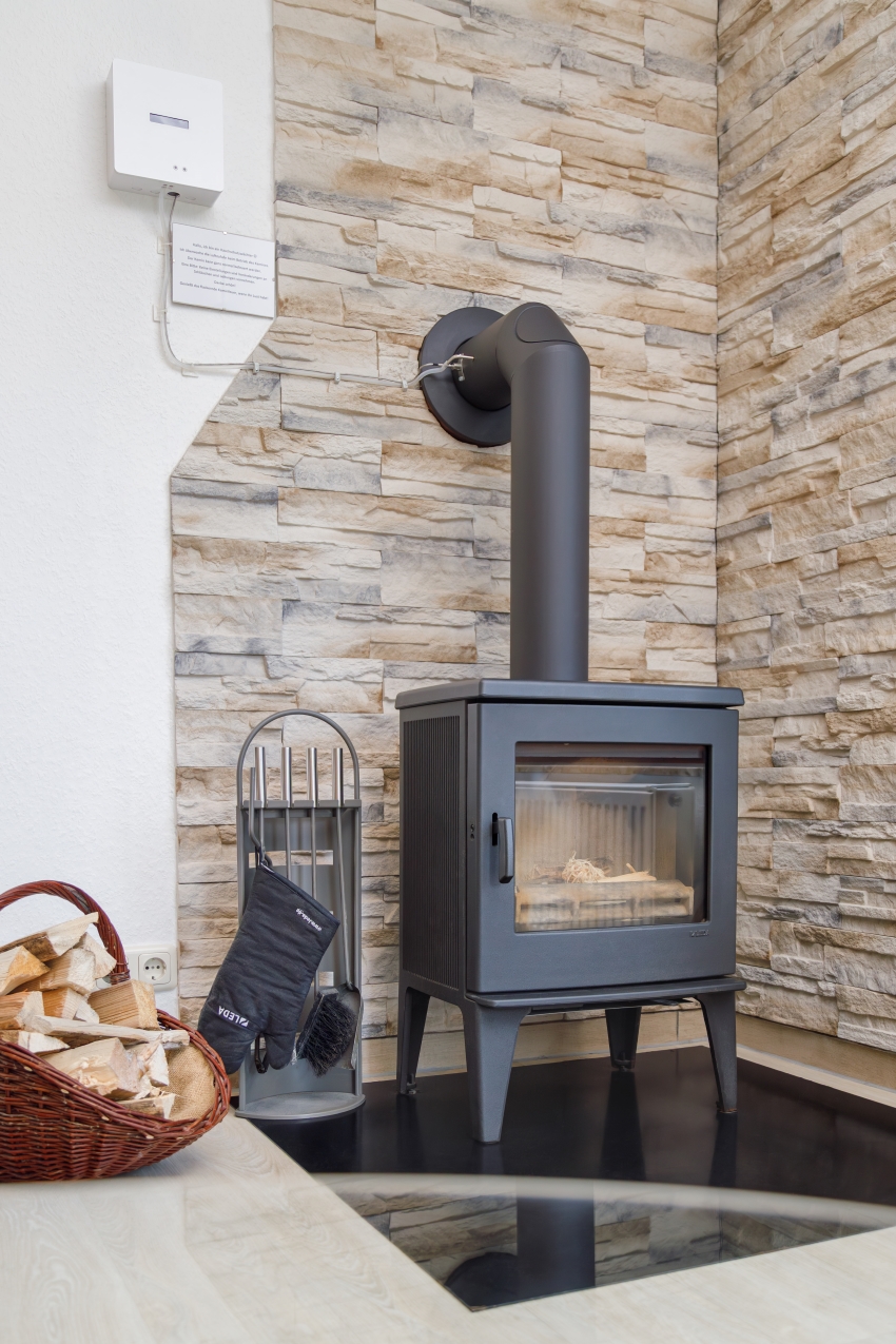 In den Wohnungen mit Kamin sorgt ein Luftdruckwächter...
