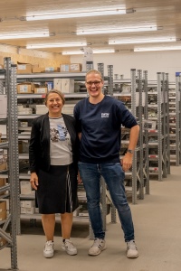 Doris Paulus und Sven Otte freuen sich über den Projekterfolg.