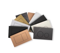 Die neue Betätigungsplatte Sigma40 von Geberit überzeugt mit ihrem minimalistischen Design und hochwertigen Materialien in eleganten Farbtönen. Die Urinalsteuerungen Typ 40 sind perfekt darauf abgestimmt und sorgen so für eine harmonische Gestaltung im Bad.