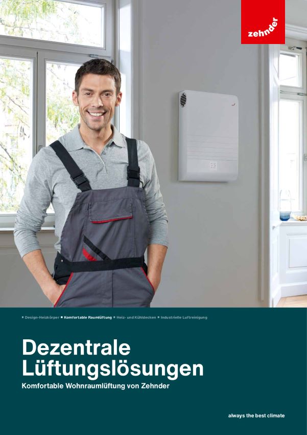 Im Zuge der Vorstellung von Zehnder ComfoSpot 55 Twin...
