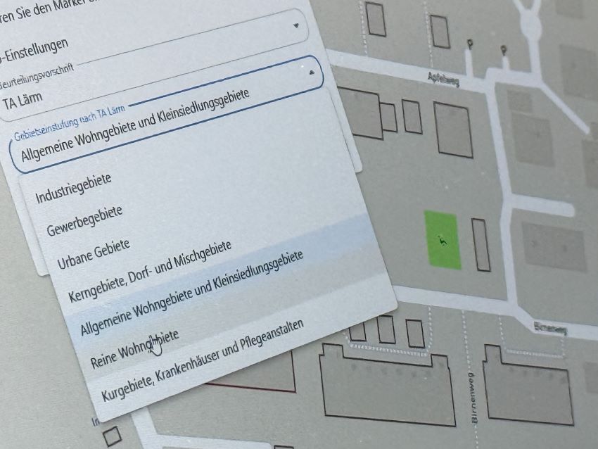 Einfach die Beurteilungsvorschrift, Gebietseinstufung...