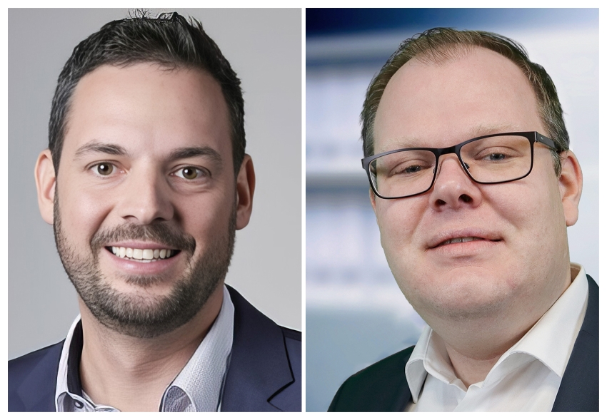 Jochen Epp (links) ist neuer Vertriebsleiter und Dennis...